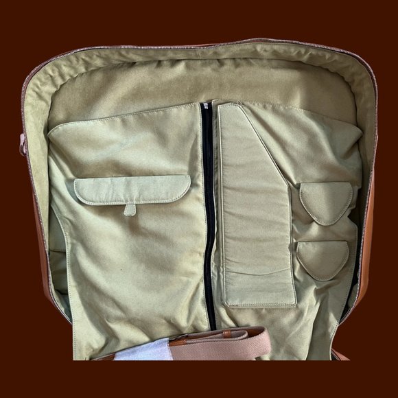 SAMSONITE BLACK LABEL BAYAMO LEATHER SUITER GARMENT BAG - Picture 5 of 10